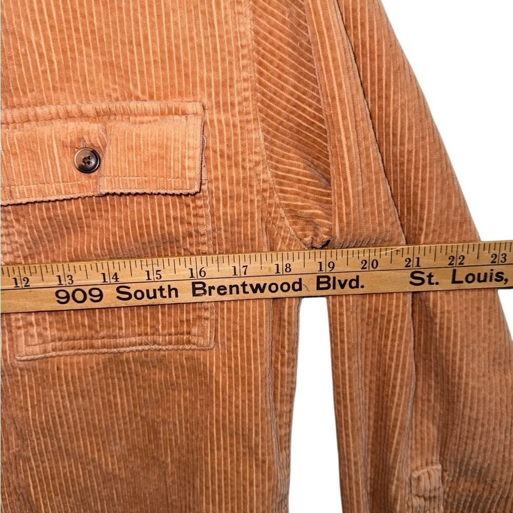 Original Use Corduroy Button Up Overshirt Tan Brown XS - Picture 7 of 9